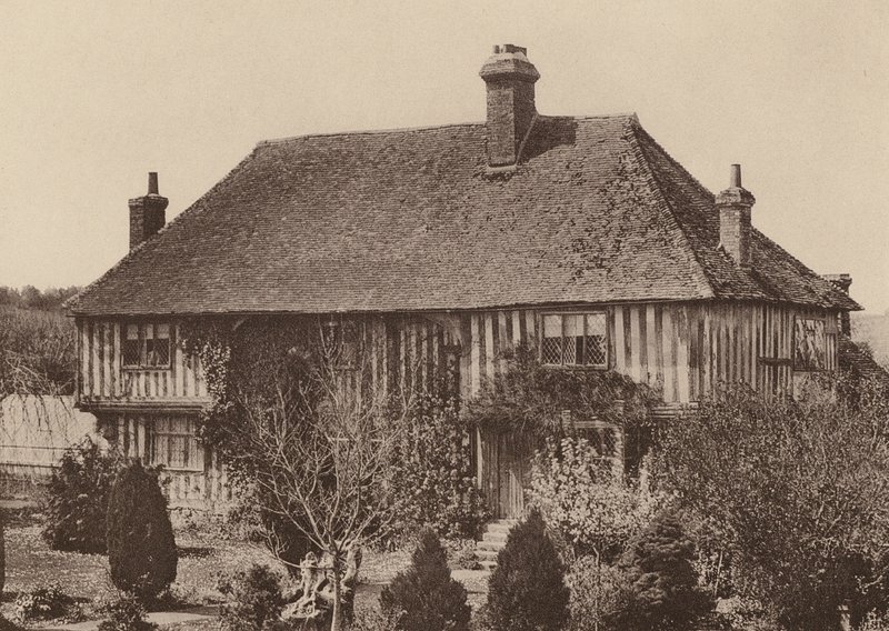 Pattenden, Goudhurst, Kent (fotografia a preto e branco) de William Galsworthy Davie