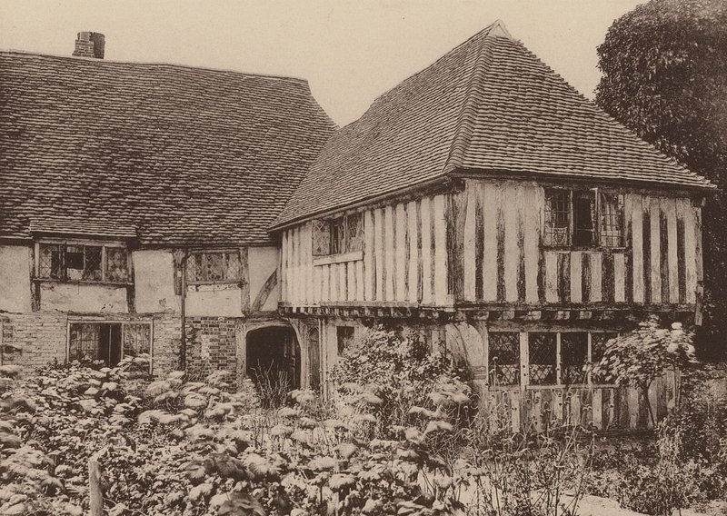 Swaylands, perto de Penshurst, Kent (fotografia a preto e branco) de William Galsworthy Davie