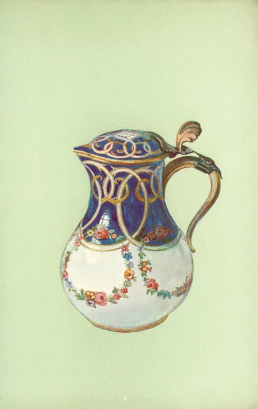 Jug, Sevres, azul real (cor litho) de William Gibb