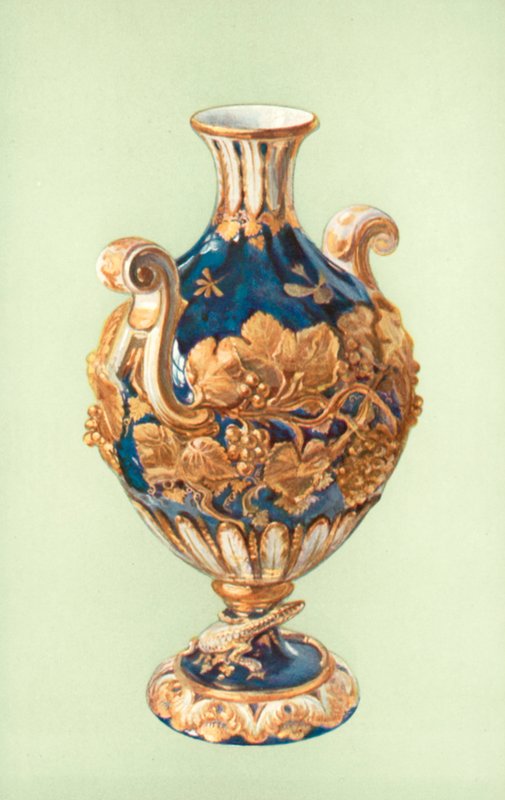Vaso, Chelsea, Mazarine Blue (cor litho) de William Gibb