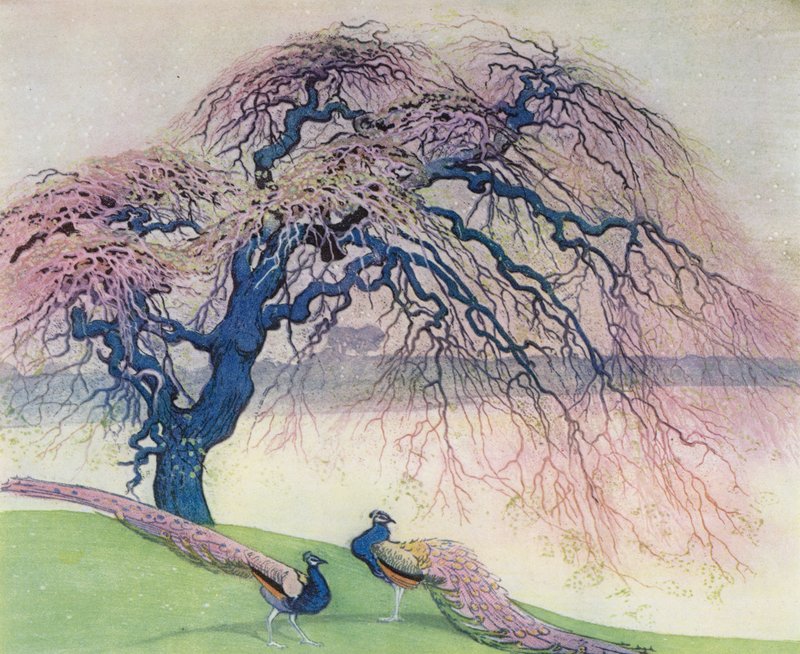 Quando o Inverno diminui (cor litho) de William Giles