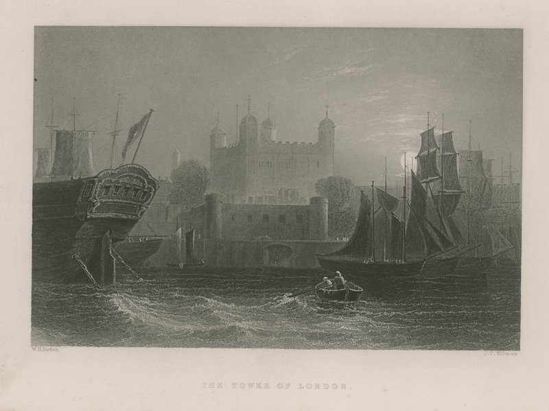 A torre de Londres de William H. Bartlett