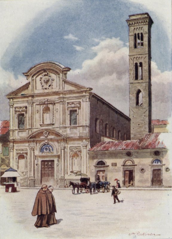 Todos os Santos, Florença (lito colorido) de William H. Parkinson