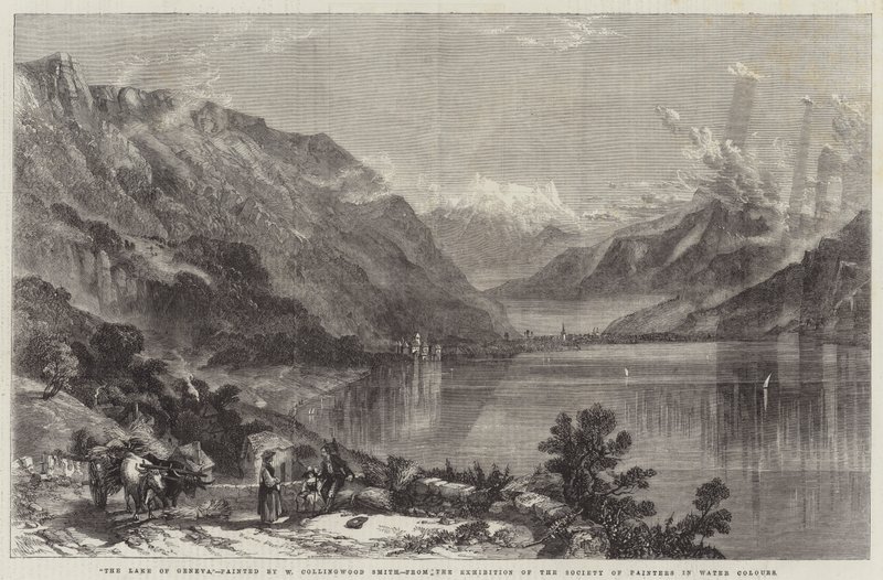 O lago de Genebra de William Harding Collingwood Smith