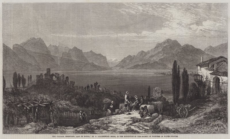 O Vintage, Desenzano, Lago Garda de William Harding Collingwood Smith