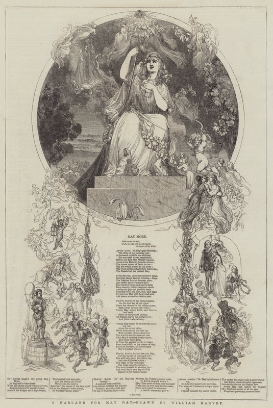 Uma guirlanda para o dia de maio de William Harvey