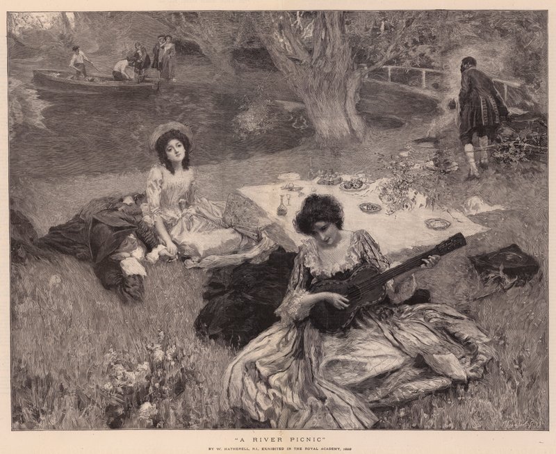 Um piquenique no rio de William Hatherell