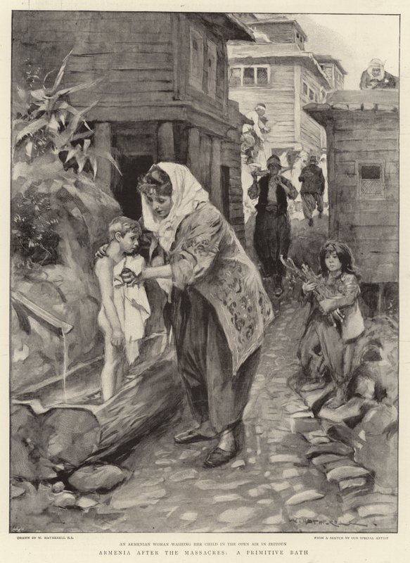 Armênia depois dos massacres, um banho primitivo de William Hatherell