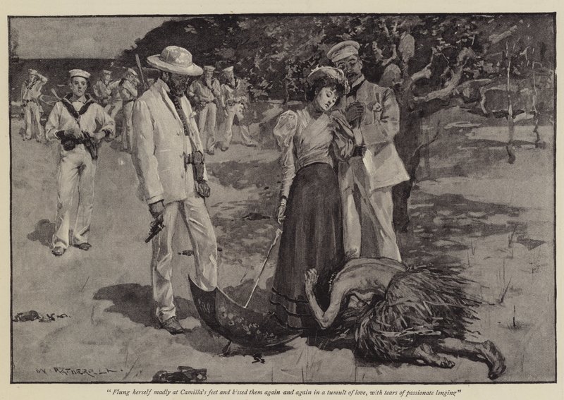 Ilustração para um triunfo da civilização, por Grant Allen de William Hatherell