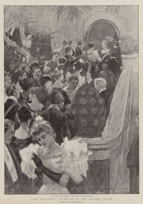 Recepção de Lady Salisbury no Foreign Office de William Hatherell
