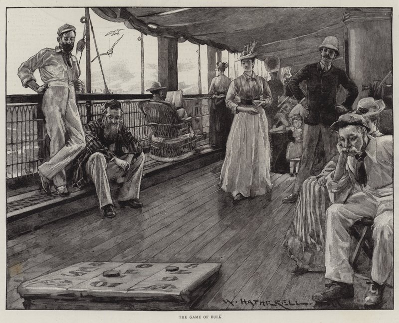 Vida no mar em um forro australiano de William Hatherell