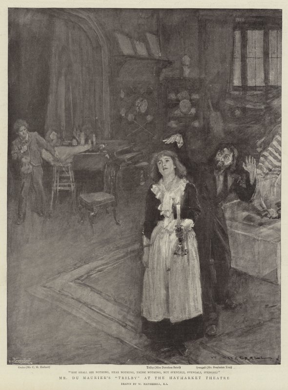 Trilby do Sr. Du Maurier no Teatro Haymarket de William Hatherell