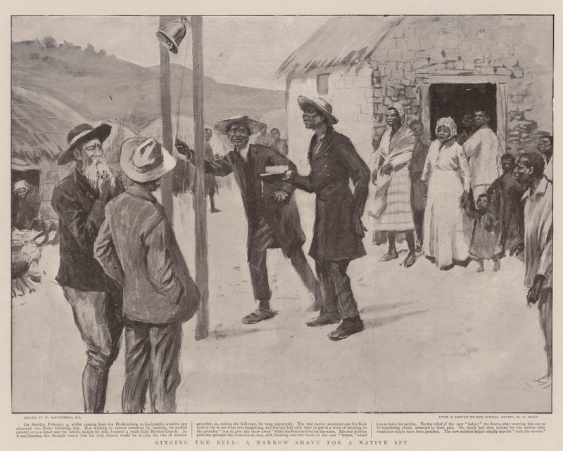 Tocando o sino, um barbear estreito para um espião nativo de William Hatherell