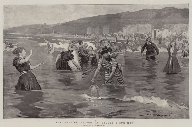 A temporada de banho em Boulogne-sur-Mer de William Hatherell