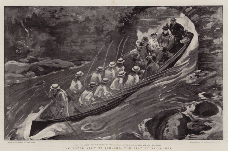 A visita real à Irlanda, a estadia em Killarney de William Hatherell