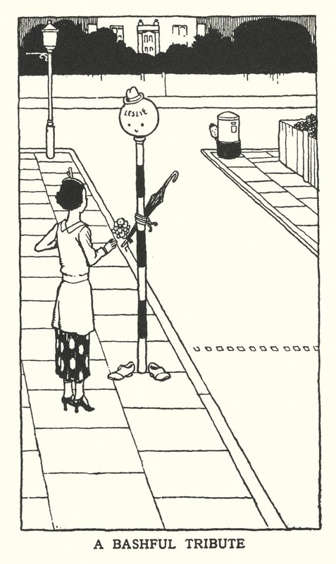 Uma Homenagem Bashful Tribute (litho) de William Heath Robinson