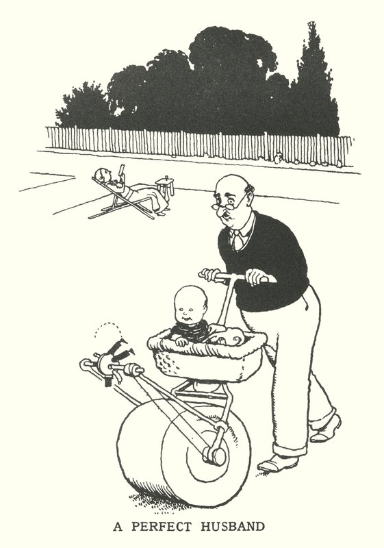 Um Marido Perfeito (litho) de William Heath Robinson