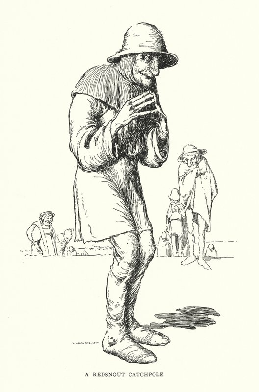 Um Redsnout Catchpole (litho) de William Heath Robinson