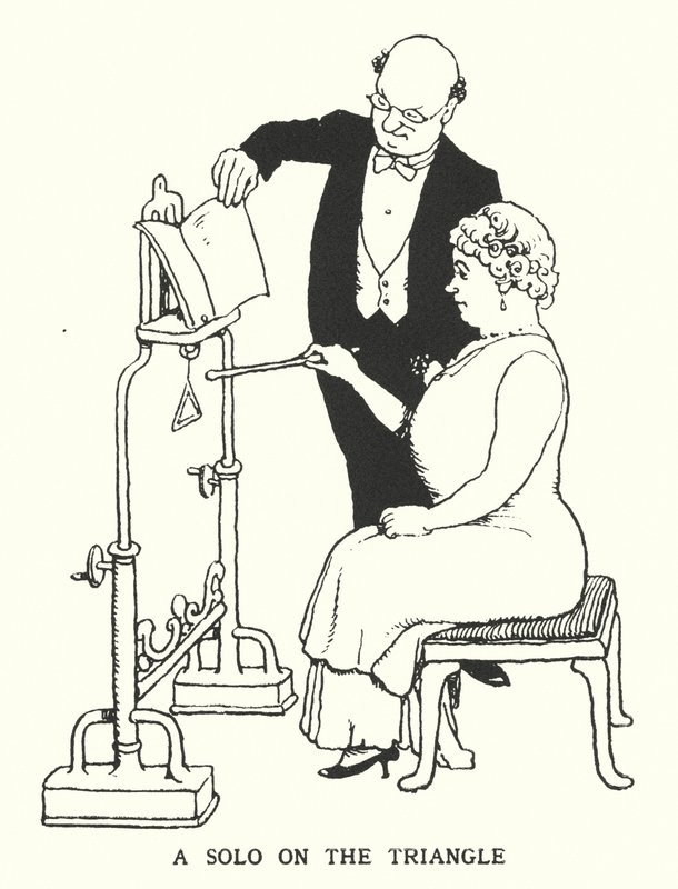 Um Solo no Triângulo (litho) de William Heath Robinson
