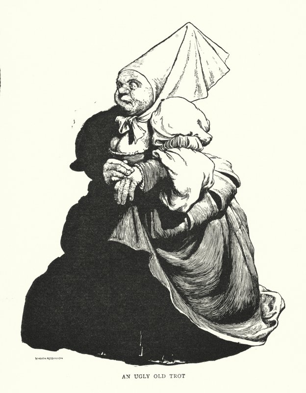 Um trote velho e feio (litho) de William Heath Robinson