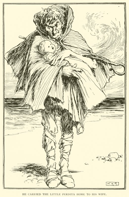 Ele levou a pequena Perdita para sua esposa de William Heath Robinson