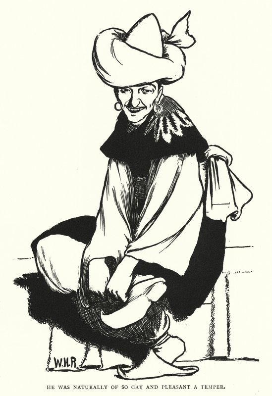 Ele era naturalmente de um temperamento tão gay e agradável (gravura) de William Heath Robinson