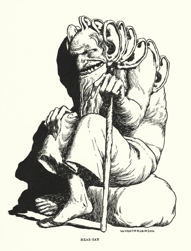 Diga o que sente (litho) de William Heath Robinson