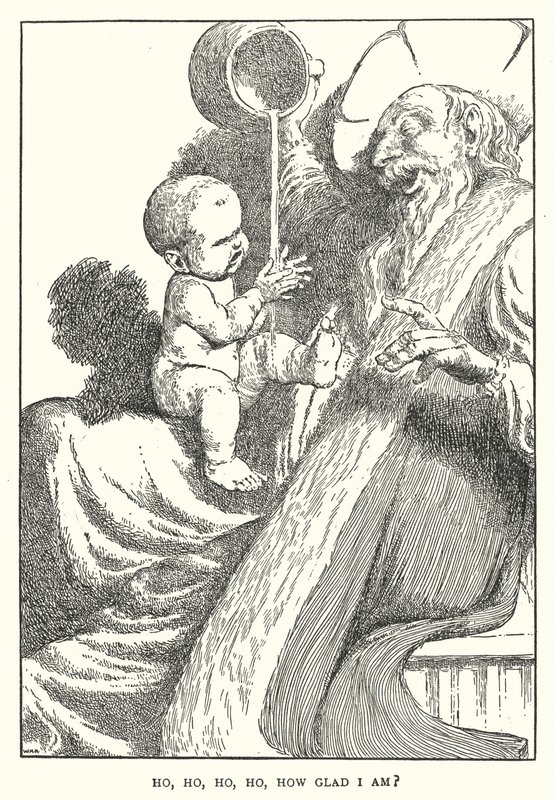 Ho, ho, ho, ho, ho, como estou contente? (litho) de William Heath Robinson