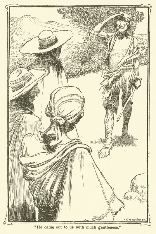 Ilustração para Dom Quixote (litho) de William Heath Robinson