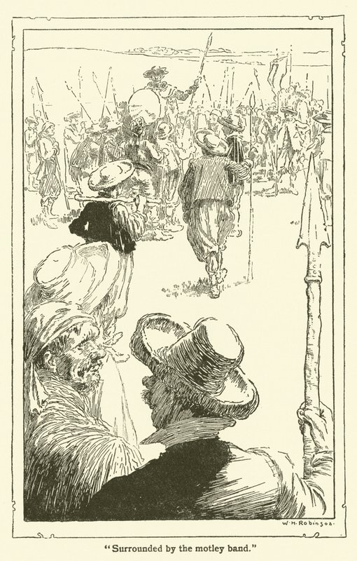 Ilustração para Dom Quixote (litho) de William Heath Robinson