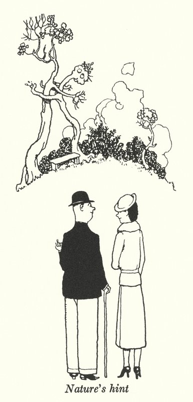 A dica da natureza (litho) de William Heath Robinson