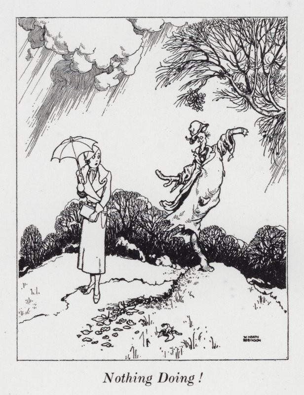 Nada Fazendo! (litho) de William Heath Robinson