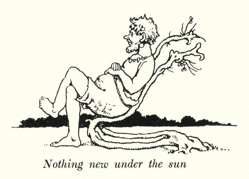 Nada de novo sob o sol (litho) de William Heath Robinson