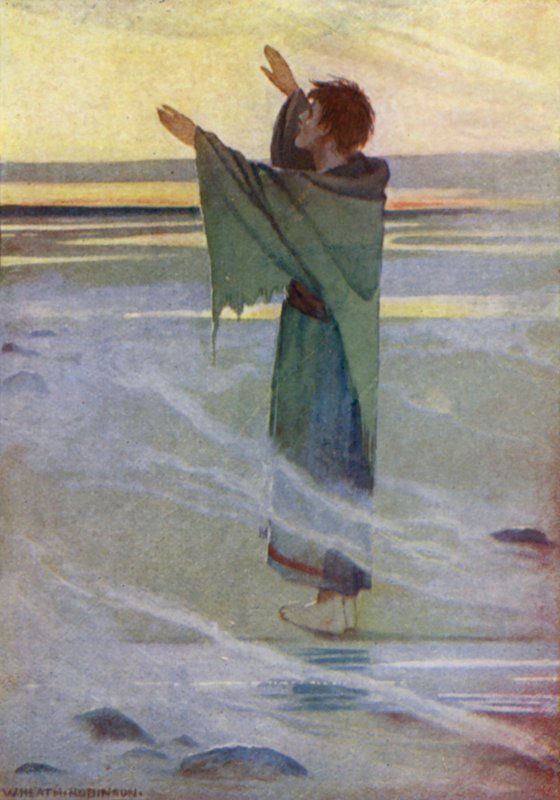 Histórias de Chaucer (lito colorido) de William Heath Robinson