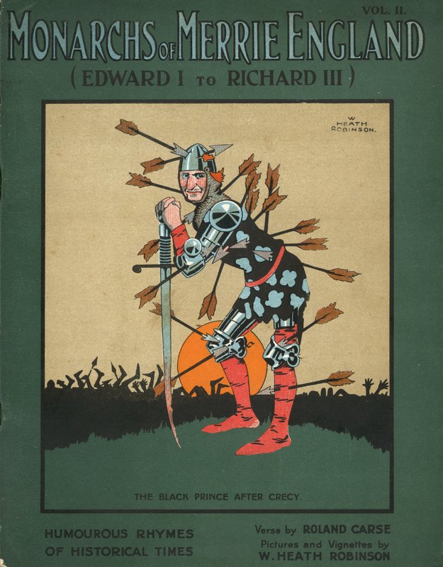 O Príncipe Negro depois da Batalha de Crecy de William Heath Robinson