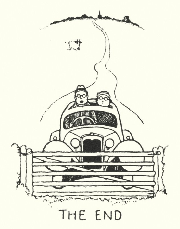 O Fim (litho) de William Heath Robinson
