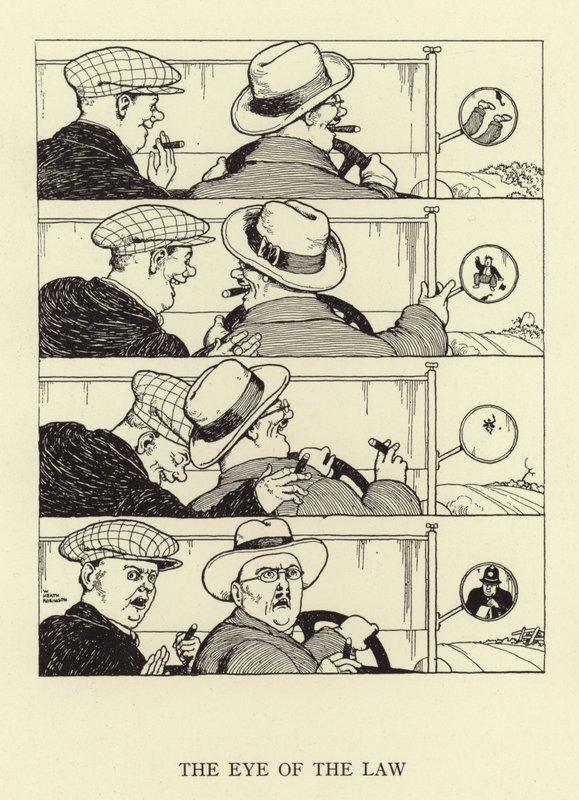O olho da lei de William Heath Robinson