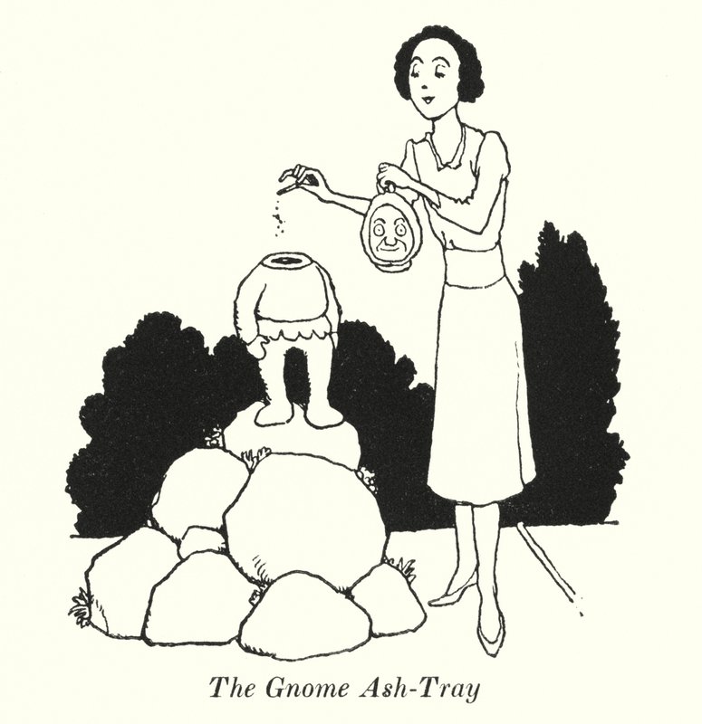 O Gnomo Ash-Tray (litho) de William Heath Robinson