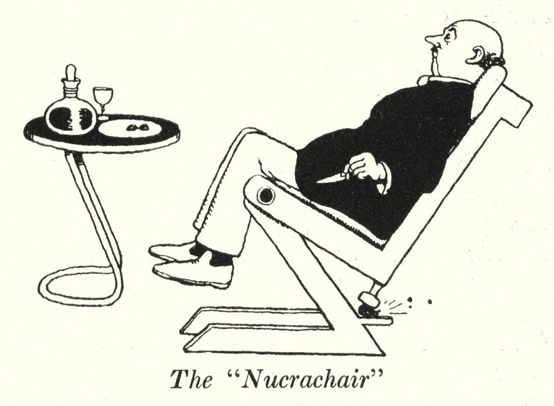 A "Nucrachair" (litho) de William Heath Robinson