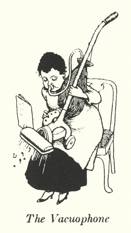 O Vacuófono (litho) de William Heath Robinson
