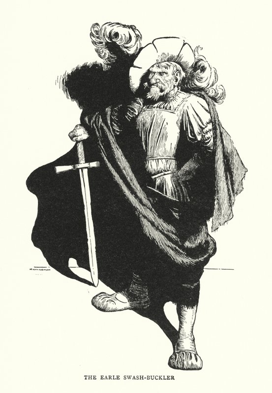 O foguete de fivela (litho) de William Heath Robinson