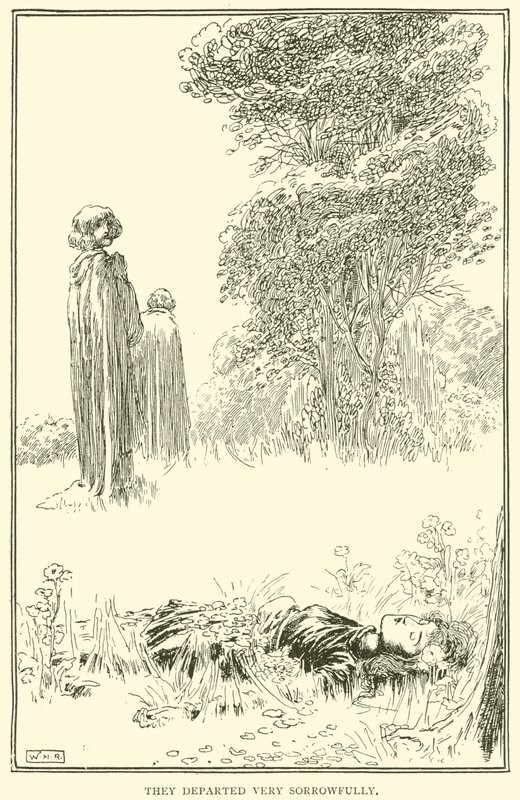 Eles partiram muito tristemente de William Heath Robinson