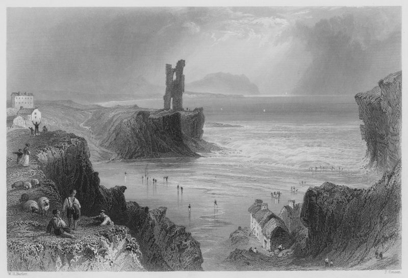 Ballybunnian (gravura) de William Henry (after) Bartlett