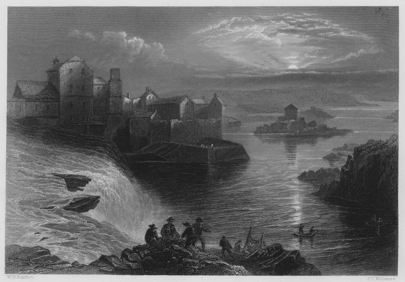 Ballyshannon (gravura) de William Henry (after) Bartlett