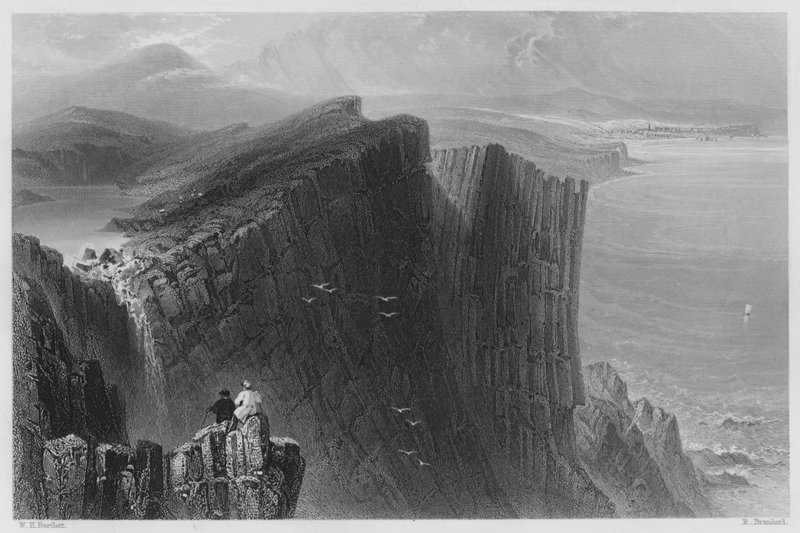 Fairhead, County Antrim (gravura) de William Henry (after) Bartlett