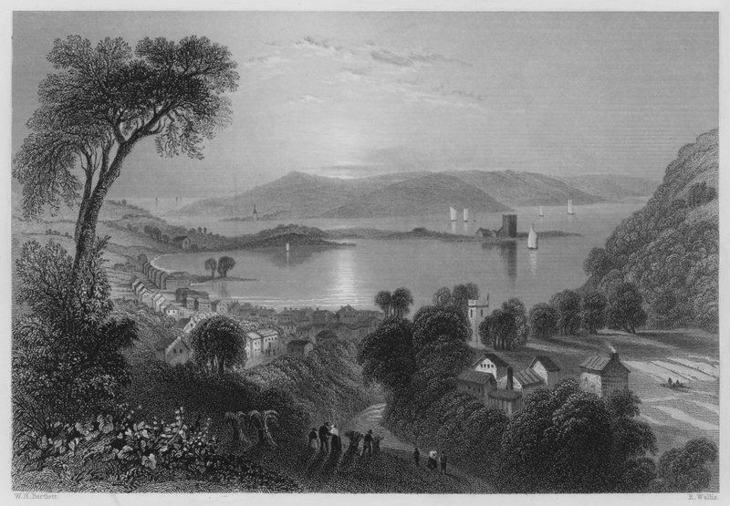 Larne (gravura) de William Henry (after) Bartlett