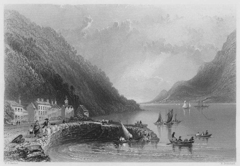 Ross-Trevor Pier (gravura) de William Henry (after) Bartlett