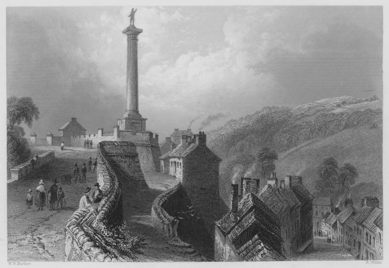 Pilar do Walker, Paredes de Londonderry (gravura) de William Henry (after) Bartlett