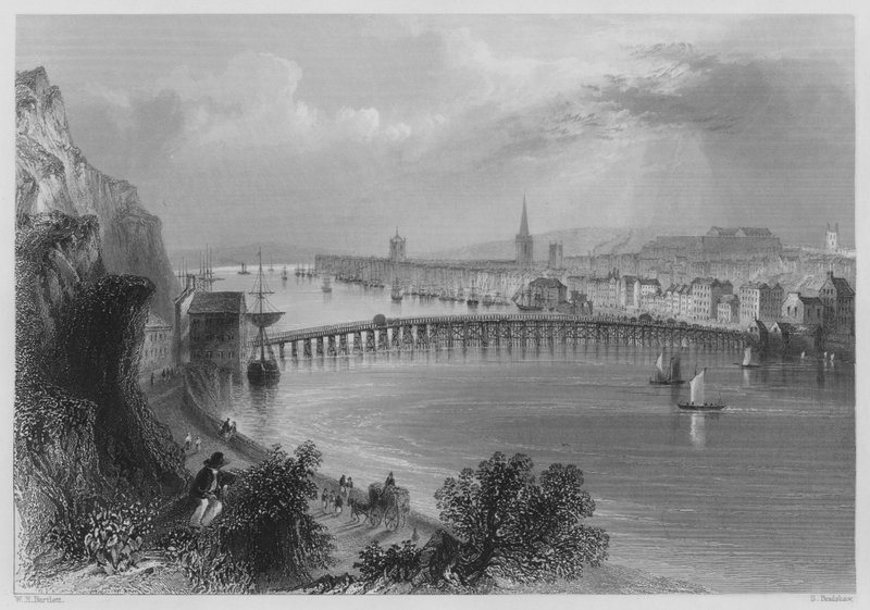 Waterford (gravura) de William Henry (after) Bartlett