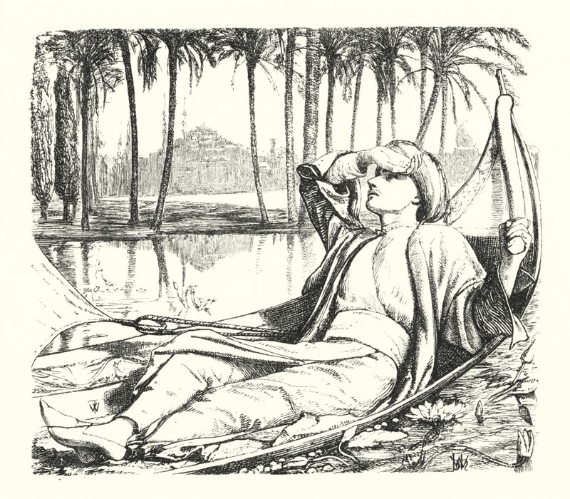 Recoleções das Noites Árabes (gravura) de William Henry (after) Hunt